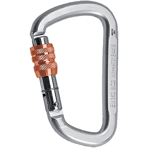 Rock Empire Steel Carabiner D KL - Screw Lock