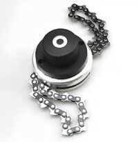 Heavy Duty Chain Trimmer Head Attachment for Brush Cutter