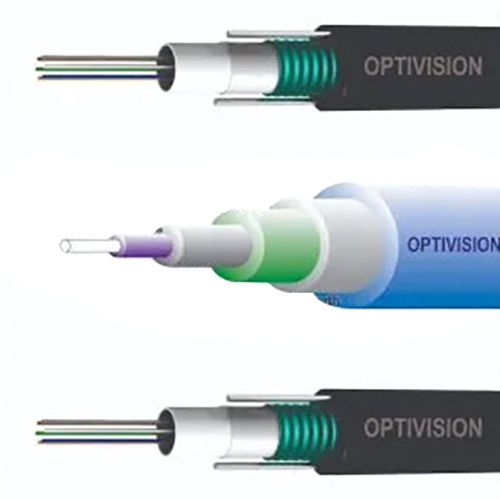 Optical Fiber Cable 2F - 12F Frp-Steel - Application: Industrial