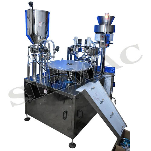 Automatic Spout Pouch Filling And Capping Machine