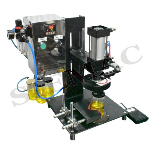 Semi-Automatic Lug Capping Machine