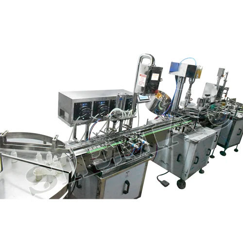 Peristaltic Filling Capping and Sticker Labelling Machine