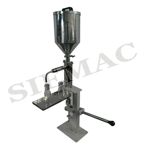 Ms Manual Paste Filling Machine - Dimension (L*W*H): 300Mm L X 300Mm W X 600Mm Millimeter (Mm)