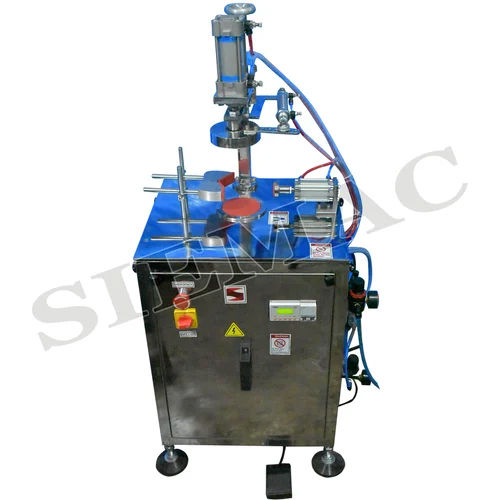 Semi Automatic Lug Cap Sealing Machine