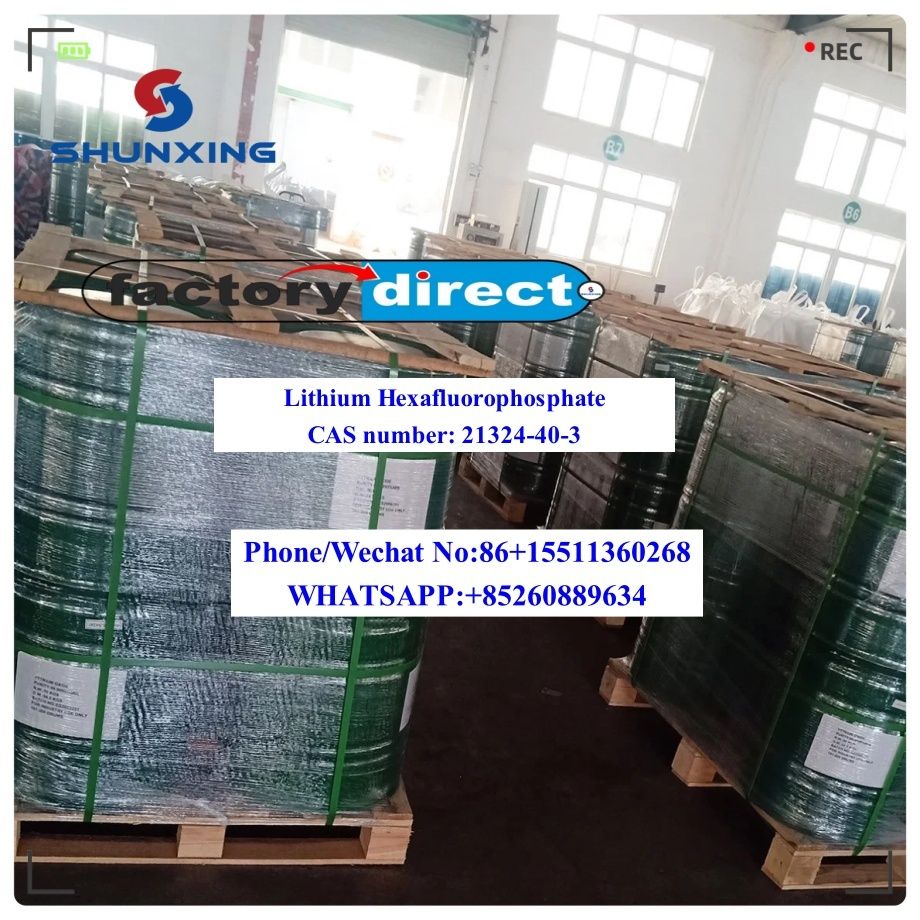 Top Factory Hot Selling High Quality Lithium Hexafluorophosphate 21324-40-3