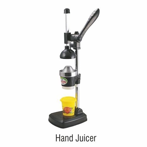 Hand Press Juicer Machine - Color: Black