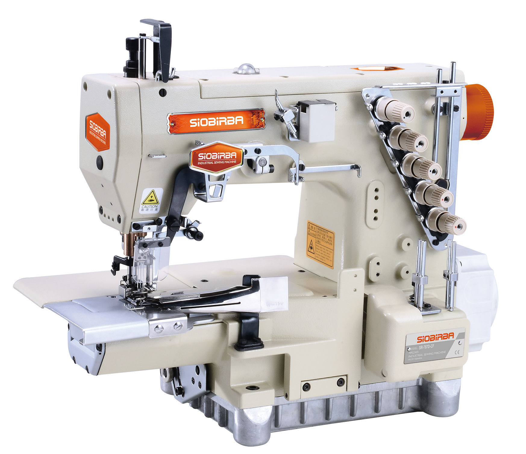 SR-787-CF 3 In 1 Direct Drive Cylinder Bed Interlock Sewing Machine