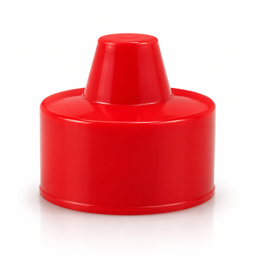 Toilet Cleaner Plastic Cap - Color: Red