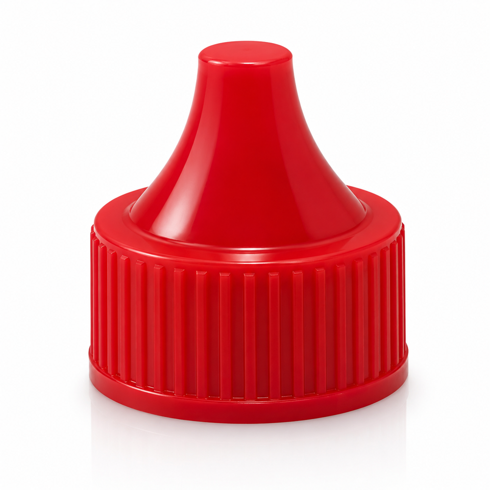 22Mm Plastic Glue Cap - Color: Red