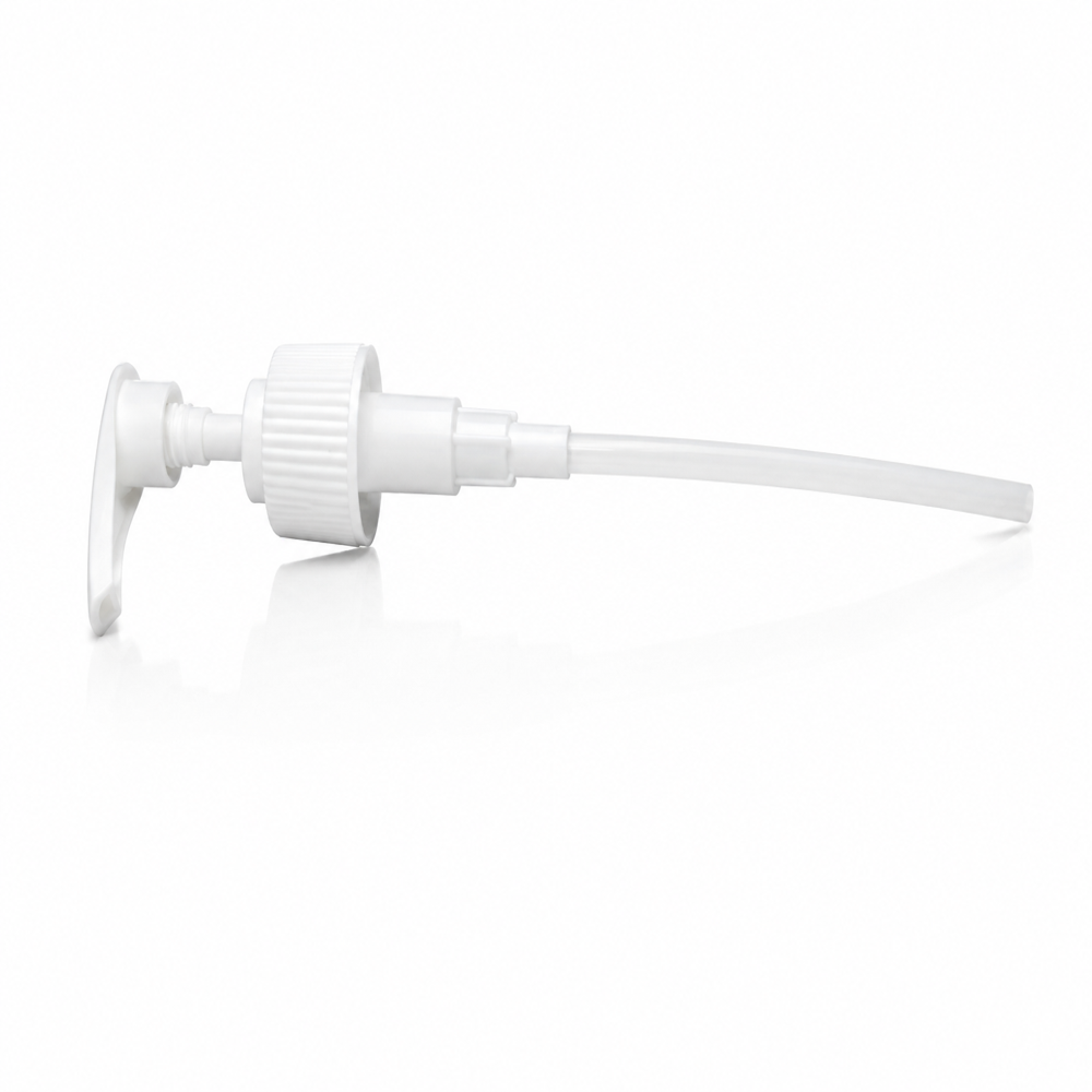 Plastic Lotion Pump - High-quality Plastic, 25mm Size, Elegant White Color , Easy To Use With Warranty For Reliable Dispensing