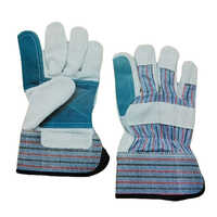Industrial Rigger Leather Gloves - Color: Multicolour