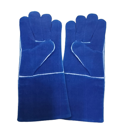 Re402 All Split Welder Gloves - Color: Blue