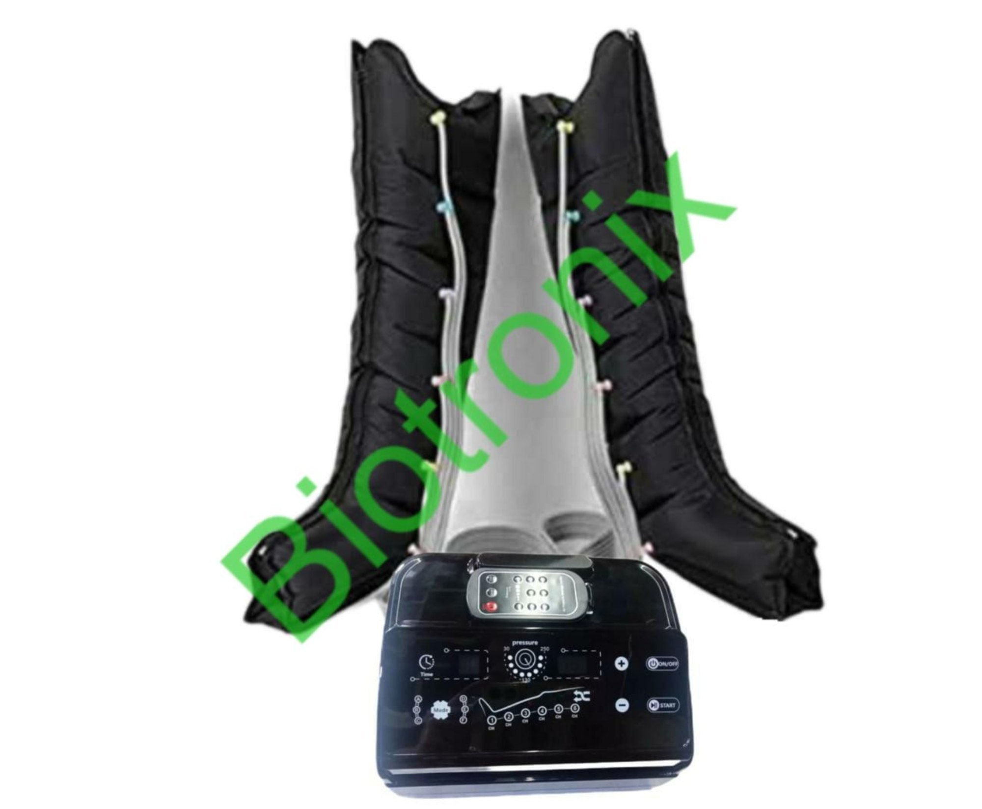 Air compression therapy recovery boots with six chambers compression therapy