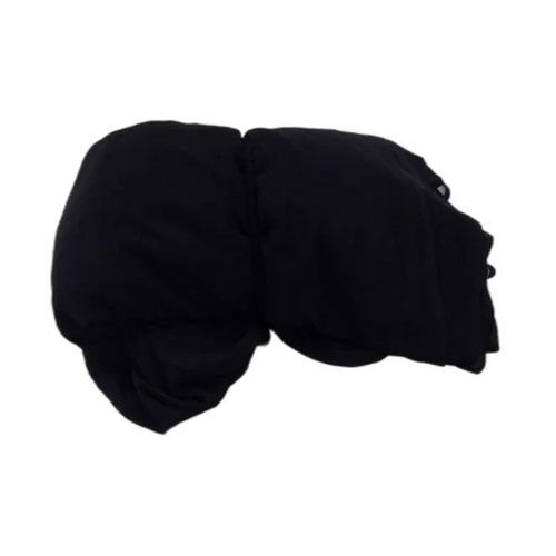 Black Plain Georgette Fabric - 45 Inch Width | Elegant Washable All-Season Versatile Fabric in Sophisticated Black for Any Project