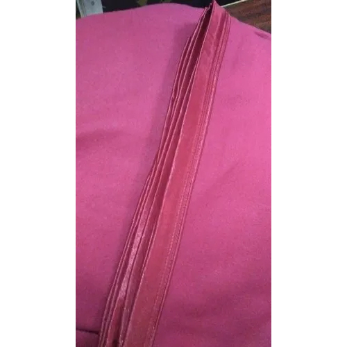 Cotton Lycra Fabric - High Strength, Washable | Plain Texture, Soft Feel, Beautiful Pink Color