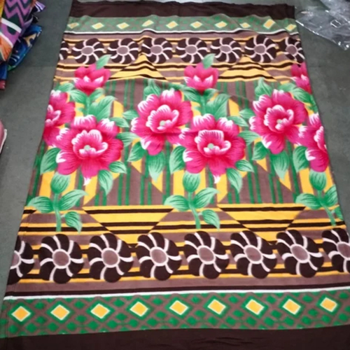 Pollar Blanket - Fleece Material, Large Size, Multicolor Printed Pattern | Soft, Warm, Knitted, Versatile for Home Decor, Perfect for Gifting