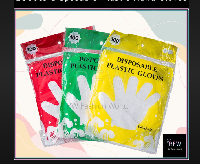 Hand Gloves plastic