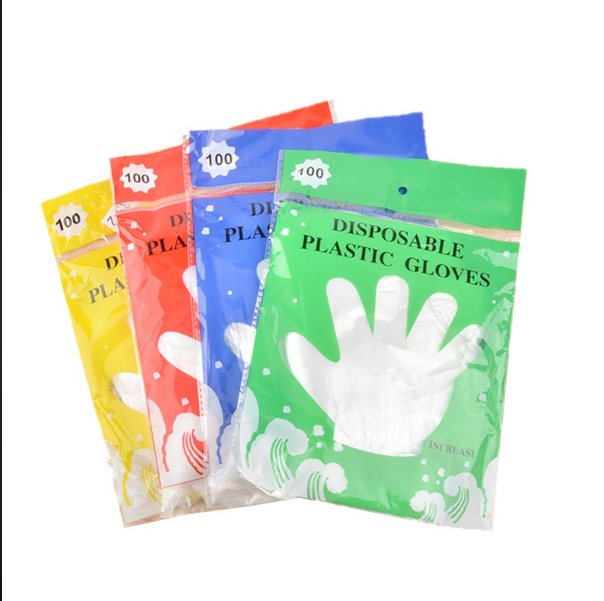 Transparent Disposable Hand Gloves - Plus Size , Sterilized For Medical, Food, Industrial Cleaning Use, Recyclable
