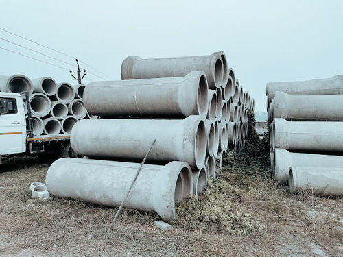 Rcc Hume Pipe - Durable Reinforced Concrete Material, 300mm Diameter , High Strength and Long-lasting Performance