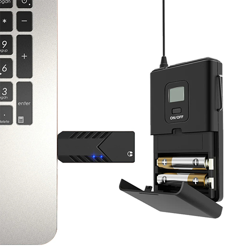 M7000 Wireless USB Computer Lapel Microphone