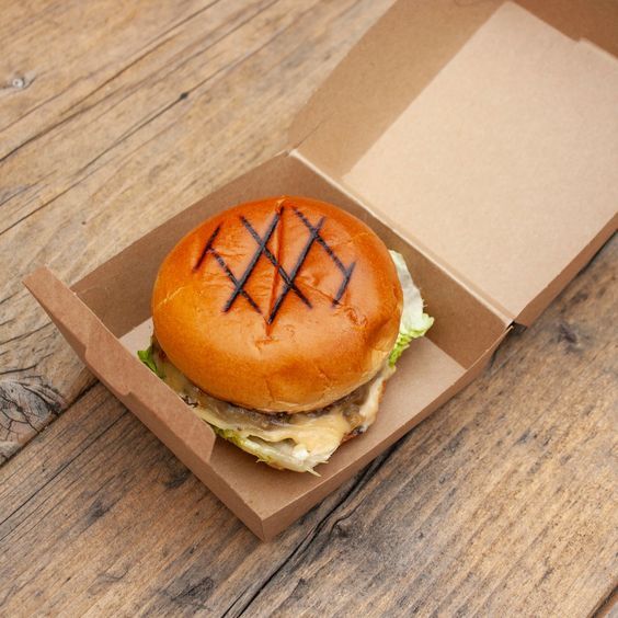 Paper Clamshell Burger Box