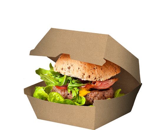 Paper Clamshell Burger Box