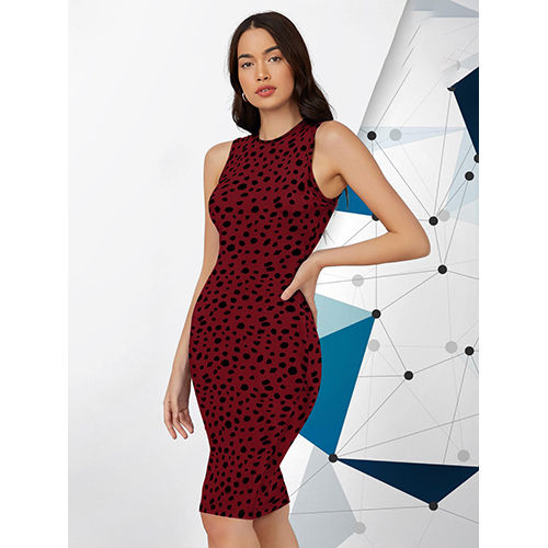 Ladies Bodycon Western Dress - Color: Different Available