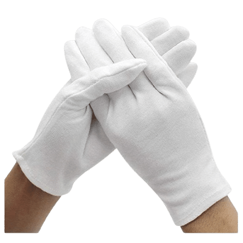 Cotton hand gloves
