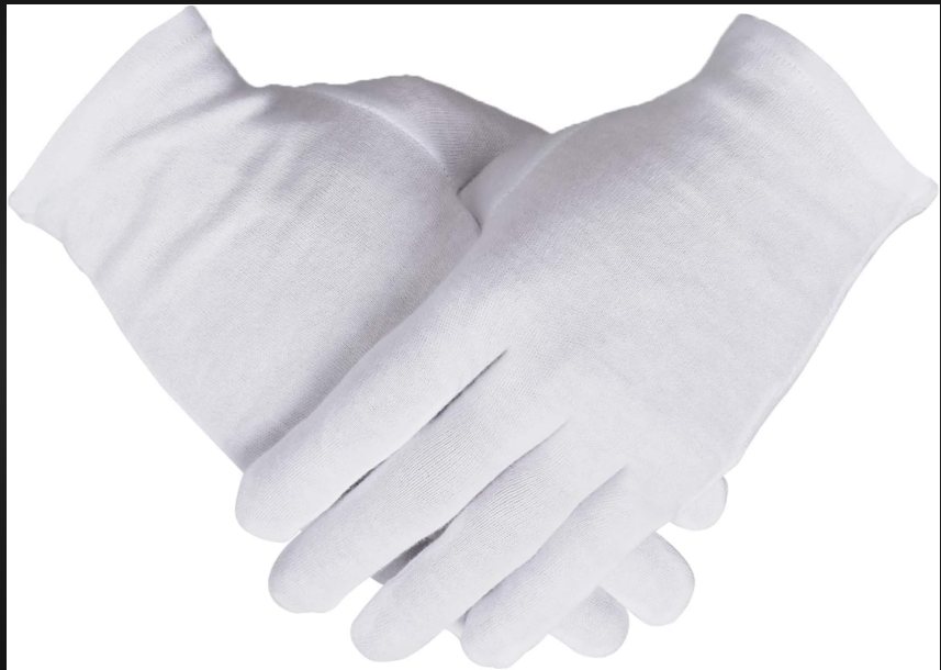 Cotton hand gloves