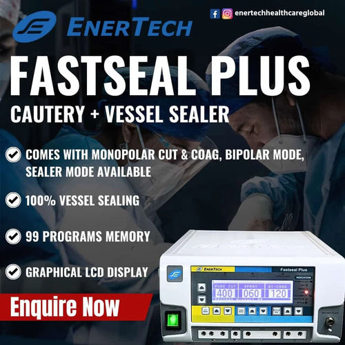 Fast Seal Plus Enertech Vessel Sealing System - Application: Hospital