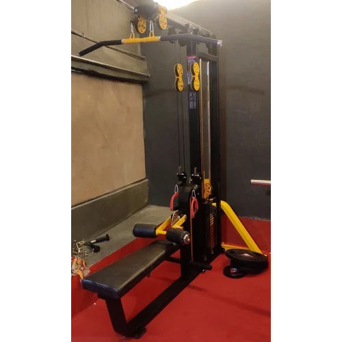 Double Latpully Cum Rowing Machine - Grade: Commercial Use