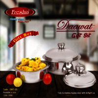 Stainless Steel Casseroles Gift Set Dawat Designer