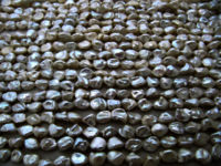 Natural Genuine Pearl Tumble 8-9mm Beads Strand 16 inches Long