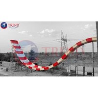 Pendulum Water Slide - Frp & Galvanized Steel, 40-75m Length, Custom Colors | En/iso/astm Certified, 2-6 Riders, Uv Resistant Gelcoat
