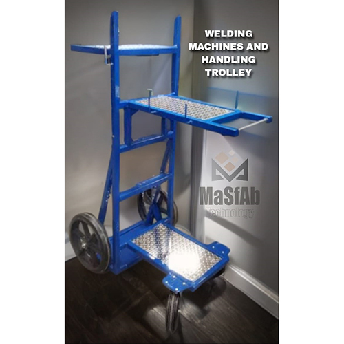 Stainless Steel Heavy Duty Welding Machine Handling Trolley