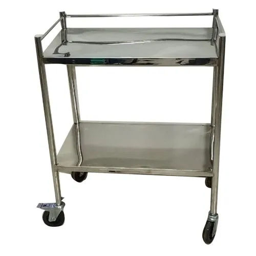 Surgical Instrument Trolley - Color: Silver