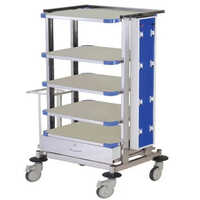 Laproscopic Instument Trolley - Color: White