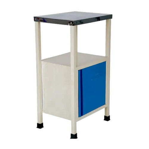 Hospital Metal Bedside Locker - Color: Blue