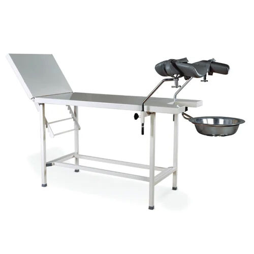 Gynec Examination Table - Color: Silver