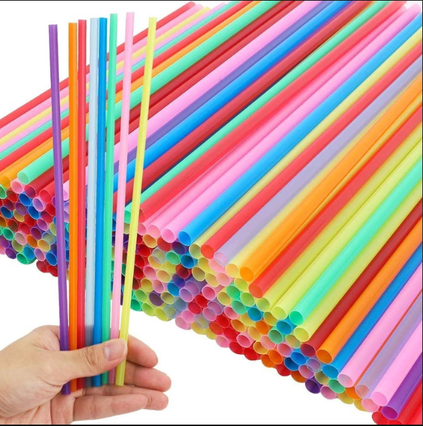 Plastic Straw - 5mm Straight Design | Ideal For Beverages And Smoothies, Durable Plastic Construction, Lightweight And Easy To Use