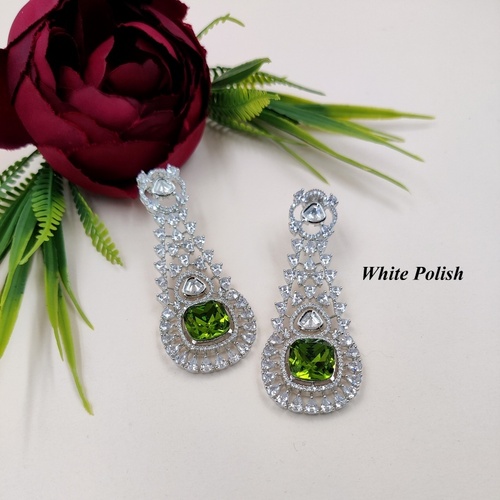 Glamorous Shimmering American Diamond Earring