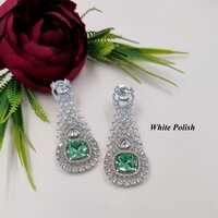 Glamorous Shimmering American Diamond Earring