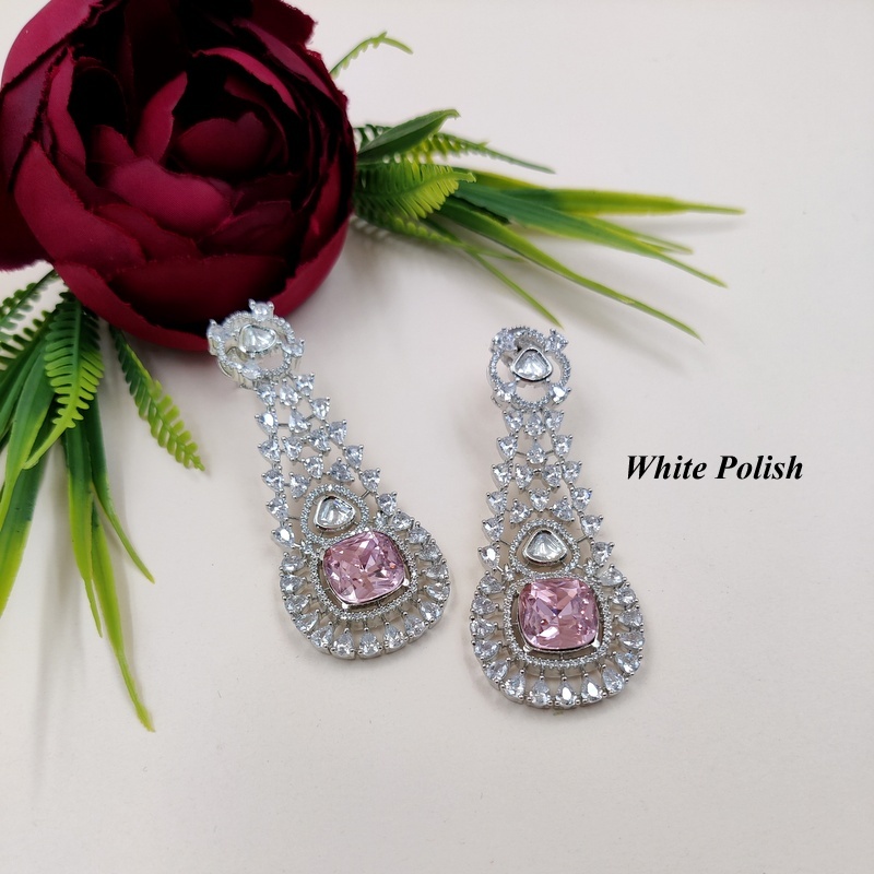 Glamorous Shimmering American Diamond Earring