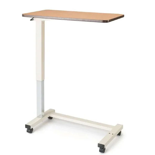 Cardiac And Overbed Table - Color: White