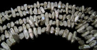 Natural White Biwa Pearl Fancy Shape 16to20mm Beads 34 Inches long