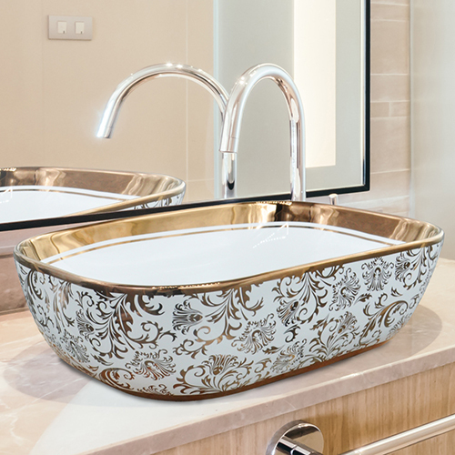 Glossy Finish Ceramic Table Top Wash Basin