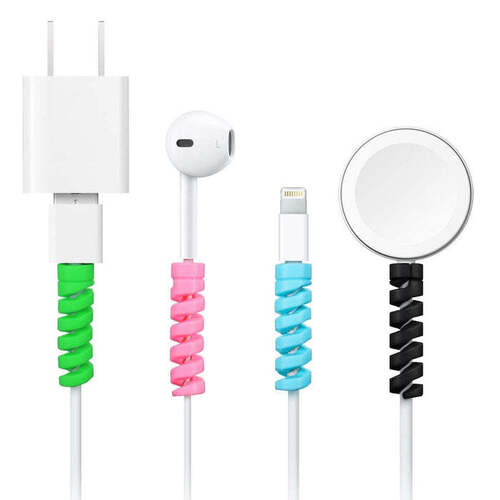 Click to expand Spiral Charger Spring Cable Protector Data Cable Saver