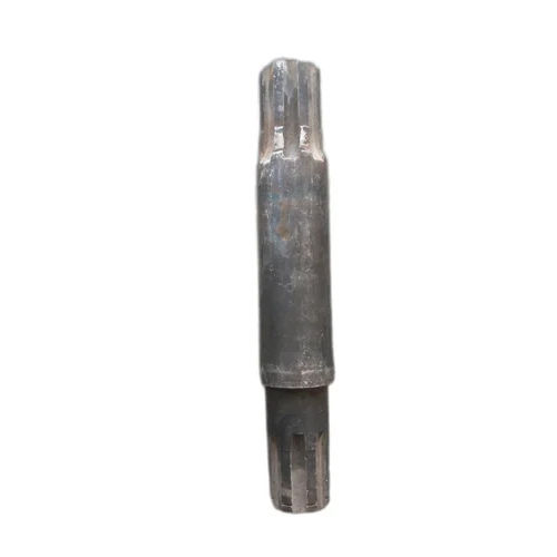 As Polished Round Spline Shaft - Color: Silver