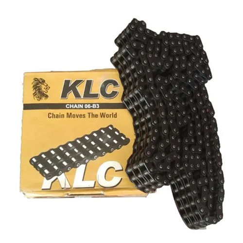 15Mm Klc Iron Roller Chain - Color: Black