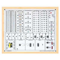 Power Electronics Trainer - Wood & Pcb, 400x300 Mm , 2 Kg | 230v Ac Input, Ce Compliant, Ideal For Educational Demonstrations On Power Electronic Circuits